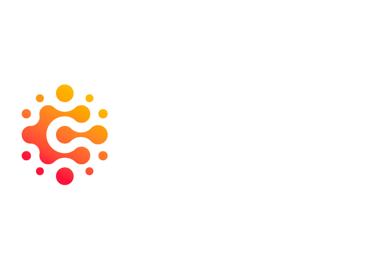 ComHub - logotipo contraste branco