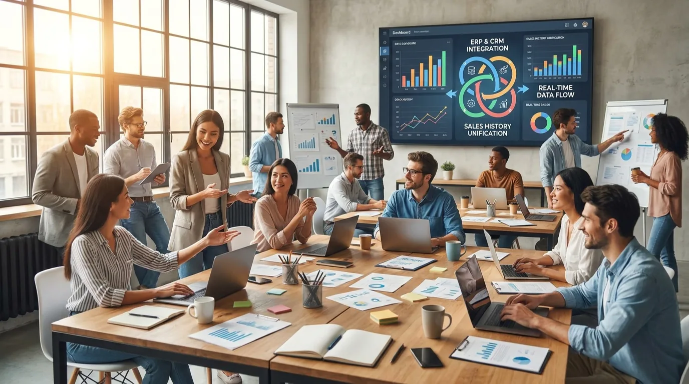 Descubra como a integração de ERP com CRM pode acabar com a perda de histórico de vendas e melhorar a performance da sua equipe.